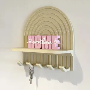 Настінна полиця з гачками — фото 1